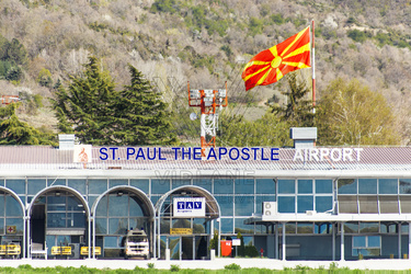 Зал ожидания в аэропорту Охрид Святой Апостол Павел